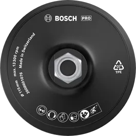 Bosch PRO 背衬垫 115 毫米软钩环。.