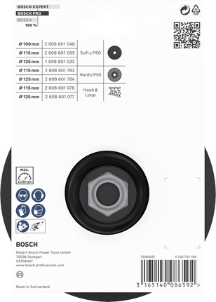 Bosch PRO 背衬垫 125 毫米 M14 钩环。.