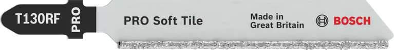 BoschPRO Soft Tile T130RF 拼图锯刀片，适用于软陶瓷。.