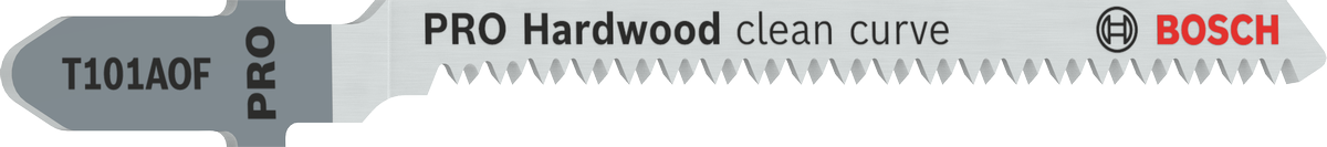 Bosch PRO 硬木清洁曲线 T101AOF 曲线锯刀片。.