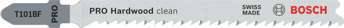 Bosch PRO 硬木清洁 T101BF 曲线锯刀片，适用于精细切割。.