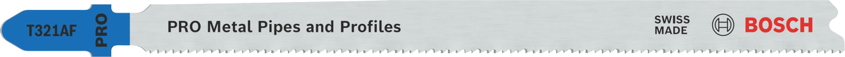 适用于金属管道和型材的BoschT321AF 曲线锯锯条。.