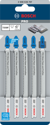 Bosch PRO T321BF 曲线锯刀片 132 毫米 5 件。.