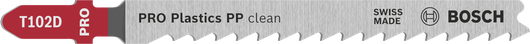Bosch PRO Plastics PP 清洁 T102D 曲线锯刀片。.