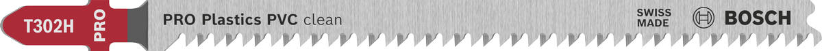 Bosch PRO Plastics PVC 清洁 T302H 曲线锯刀片。.