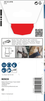 BoschPRO AIZ 32 APIB 切入式刀片 32×50mm.