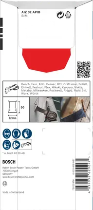 BoschPRO AIZ 32 APIB 切入式刀片 32×50 毫米 5 件.