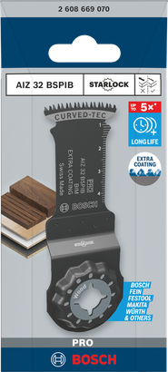 Bosch PRO AIZ 32 BSPIB 多功能刀片 32×50 毫米。.