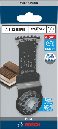 Bosch PRO AIZ 32 BSPIB 多功能刀片 32×50 毫米。.