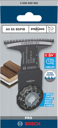 BoschPRO AII 65 BSPIB 多功能工具刀片 65×40 毫米。.