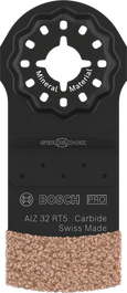 带有硬质合金刀刃的Bosch PRO AIZ 32 RT5 多功能工具刀片。.