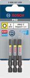 BoschPRO T 冲击钻头 T25 T30 T40 55 毫米 3 件.