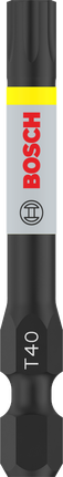 Bosch PRO Torx 冲击钻头 T40 55mm，可牢固固定。.