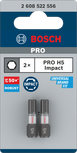 BoschPRO H5 冲击钻头 25 毫米 2 件.