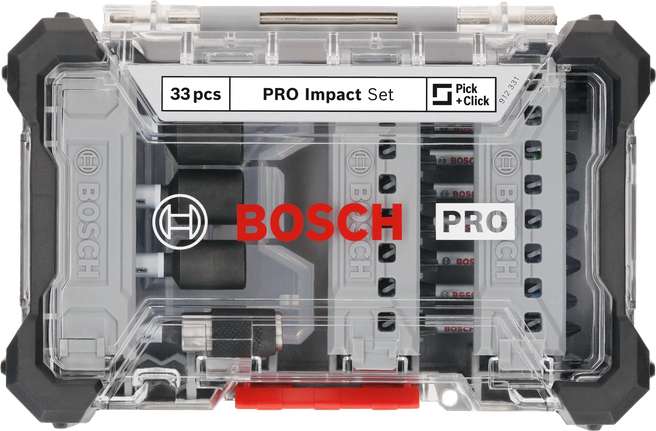 BoschPRO 冲击螺丝刀头套装 33 件.