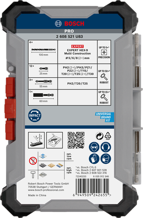 Bosch PRO Impact 混合套装 20 件.