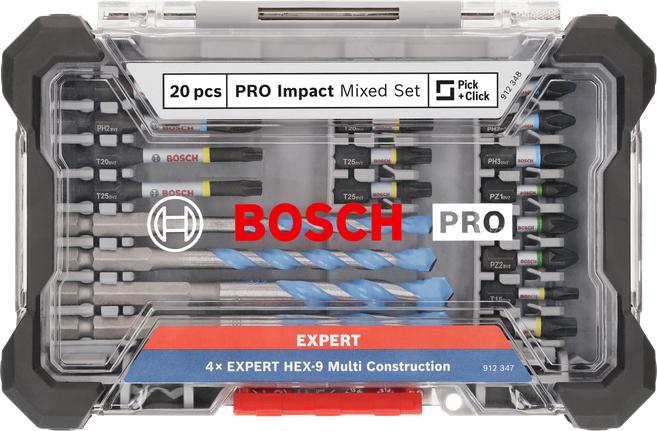 Bosch PRO Impact 混合套装 20 件.