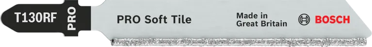 Bosch PRO Soft Tile T130RF 硬质合金曲线锯刀片。.