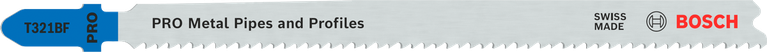 适用于金属管道和型材的BoschT321BF 曲线锯锯条。.