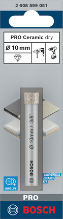 BoschPRO 陶瓷干式 10 毫米 3/8 英寸钻头.
