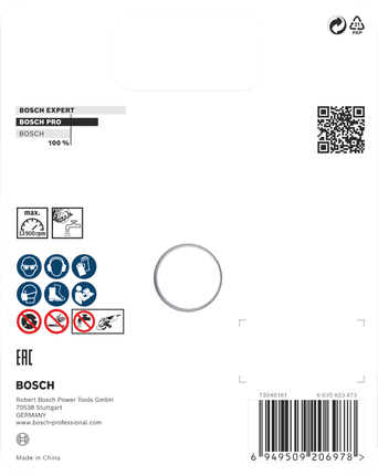 BoschPRO 混凝土金刚石磨盘 110 x 20/16 毫米.