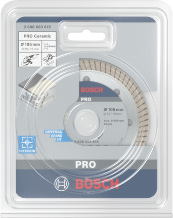 BoschPRO 陶瓷金刚石磨盘 105×20/16 毫米.