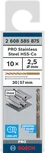 BoschPRO 不锈钢 HSS-Co 2.5 毫米钻头套装。