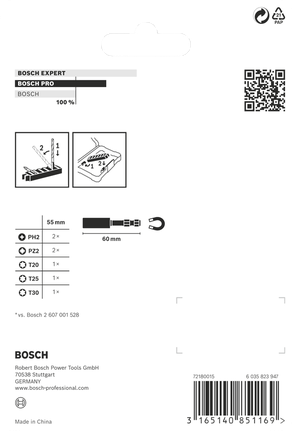 BoschPRO 冲击套装 8 件套.