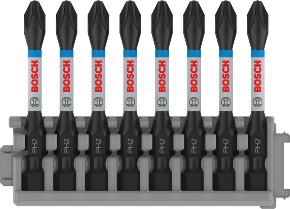 Bosch PRO Phillips 冲击钻头 PH2 55 毫米套装，8 件。.
