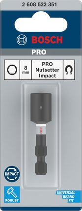 Bosch PRO 冲击螺母钳 8 毫米。.
