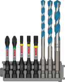BoschPRO 冲击套装，含多用途建筑钻头，8 件套.
