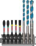 BoschPRO 冲击套装，含多用途建筑钻头，8 件套.
