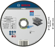 BoschPRO 不锈钢和金属切割片 180 毫米。