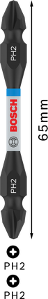 Bosch PRO 双头冲击钻头 PH2 65 毫米。.