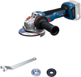 带侧手柄的BoschGWS 18V-11 角磨机。.