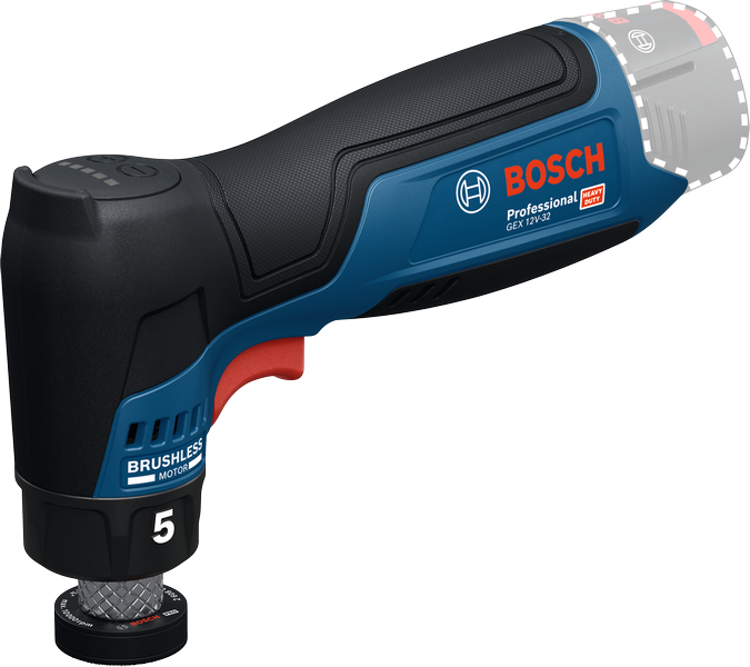 BoschGEX 12V-32 无绳随机轨道砂光机。.