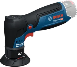 BoschGEX 12V-77 随机轨道砂光机，配备无刷电机。.