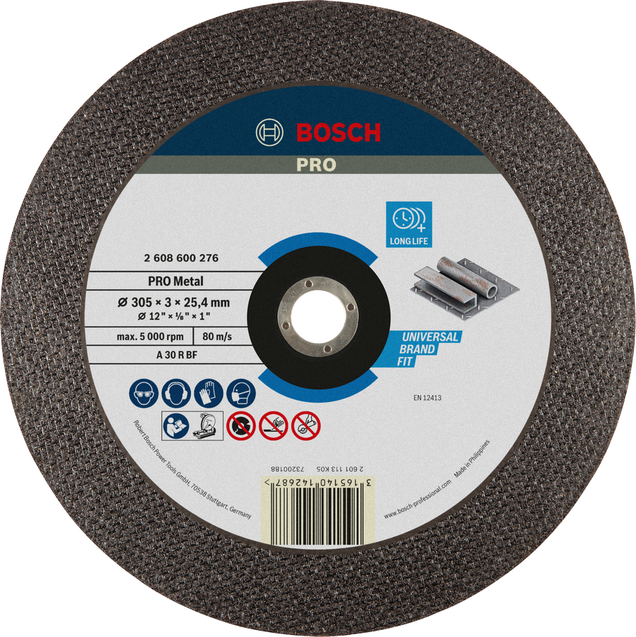 Bosch PRO 金属切割片 305 x 3 x 25.4 毫米。.