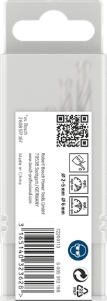 BoschPRO 金属 HSS-G 钻头套装 5 件套.