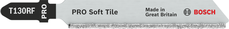 Bosch PRO Soft Tile T130RF 拼图锯刀片，用于瓷砖切割。.
