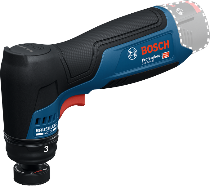 BoschGSS 12V-32 无绳轨道砂光机。.