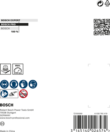 Bosch PRO 金属重型杯刷 100 x 0.8 毫米。.