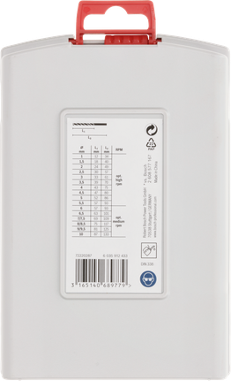 BoschPRO 金属 HSS-G 钻头套装 19 件套.