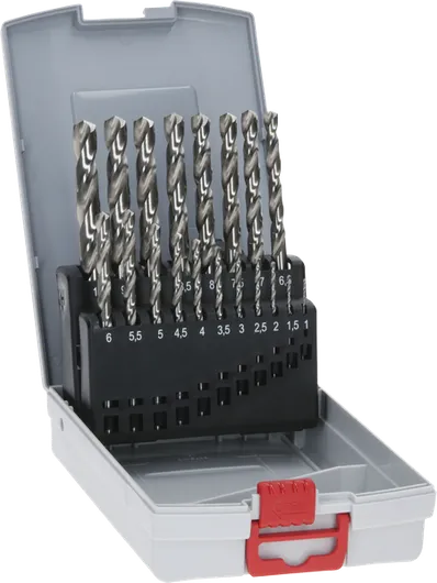 Bosch PRO 金属 HSS-G 麻花钻头套装，19 件。.