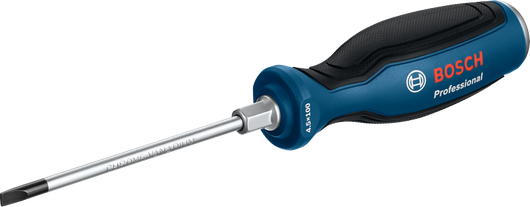 Bosch一字螺丝刀 SL 4.5x100 毫米人体工程学手柄.