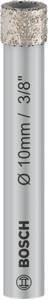 BoschPRO 陶瓷干钻头 10 毫米，适用于瓷砖钻孔.