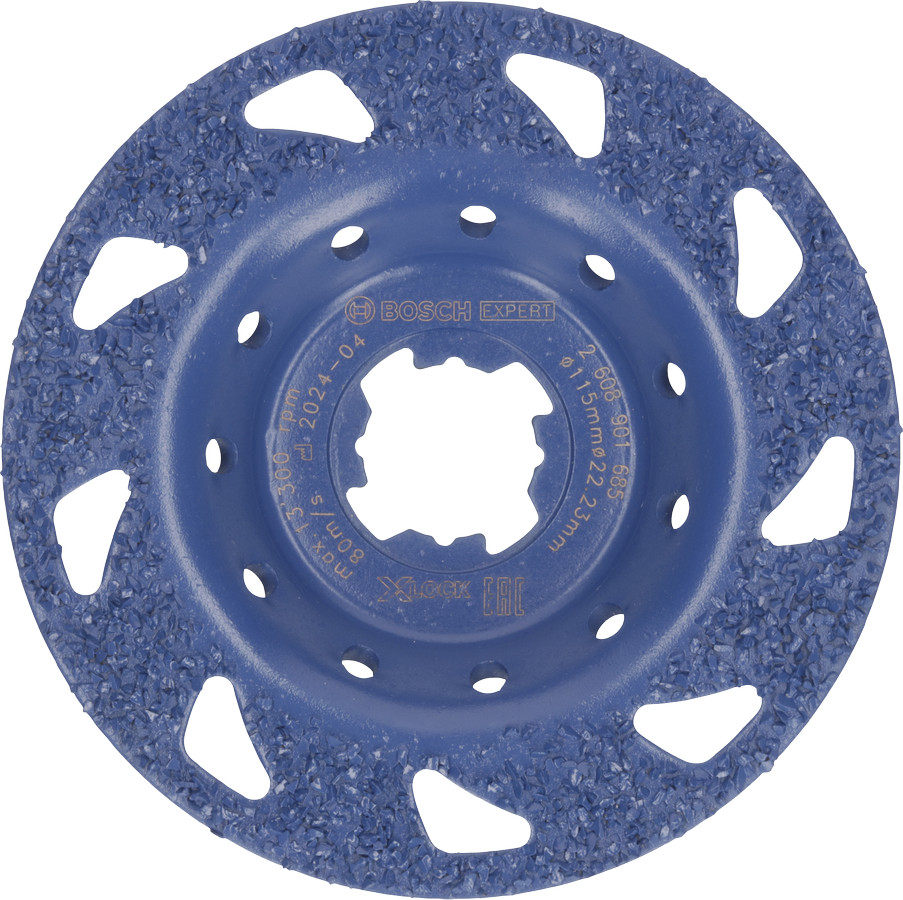 Bosch EXPERT 多材料硬质合金磨头中等扁平 115 毫米。.