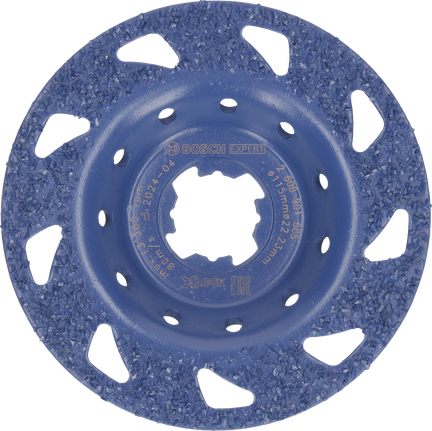 Bosch EXPERT 多材料硬质合金磨头中等扁平 115 毫米。.