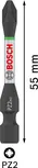 BoschPRO Pozidriv 冲击钻头 PZ2 55 毫米.