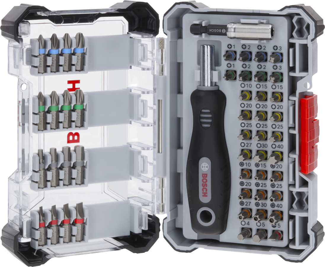 Bosch超硬螺丝刀头套装，每箱 50 件。.